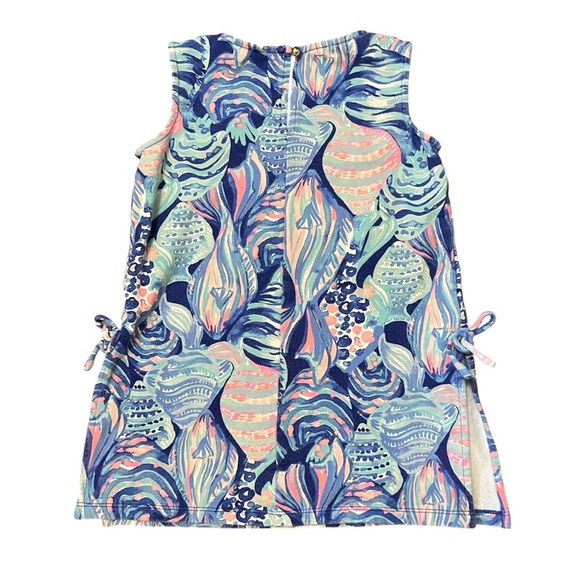 Lily Pulitzer Mini Donna Twilight Blue Lttle Girls Dress Size Small 4-5 Scale Up - Picture 9 of 9